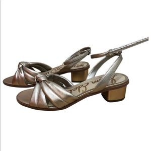 Sam Edelman Champagne Ankle Strap Sandals
